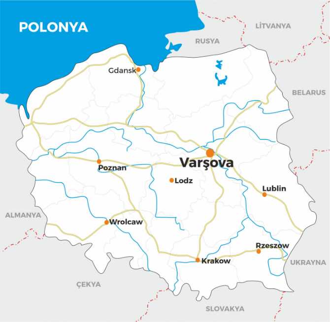 varşova haritası